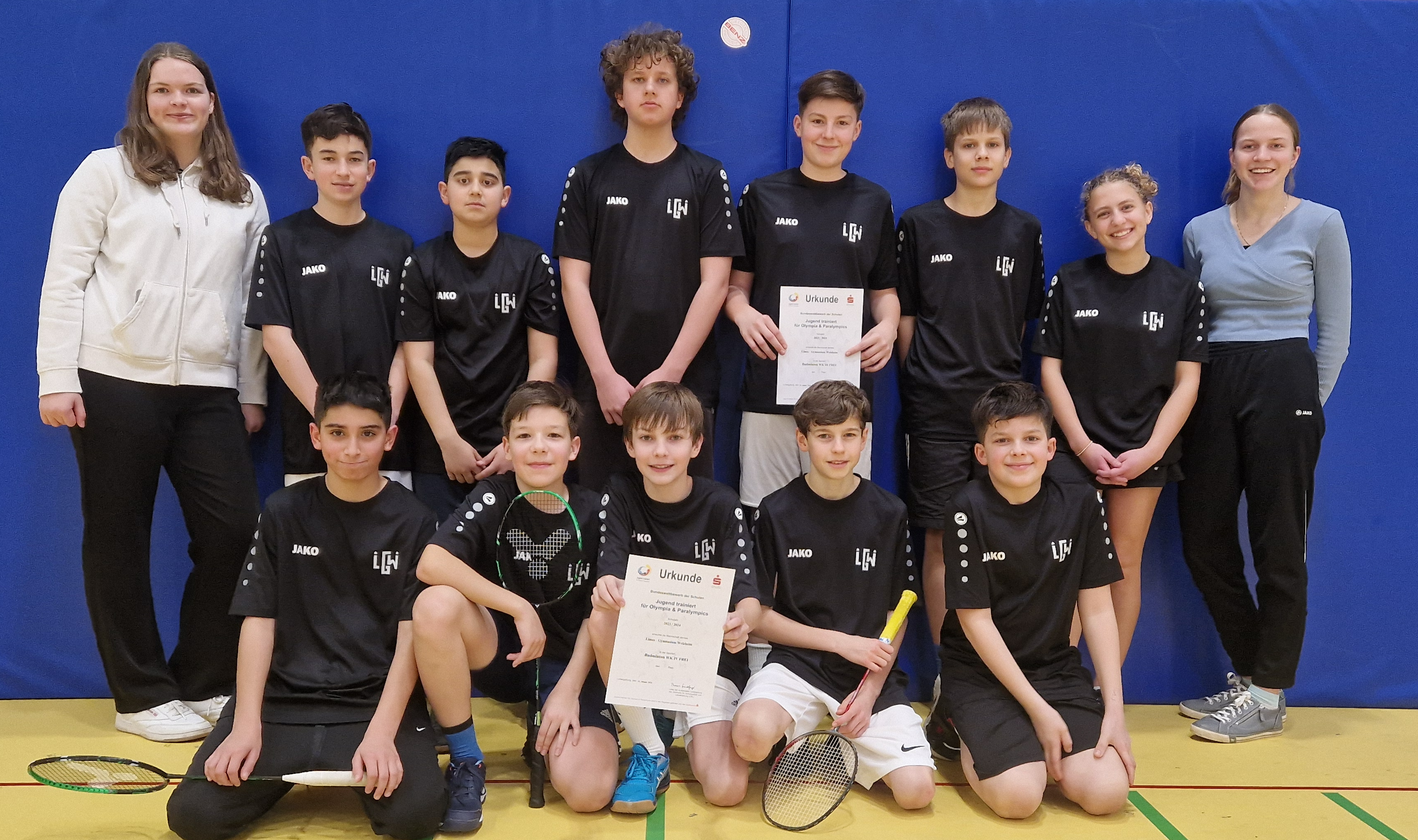 Read more about the article Badminton-Glanzleistung: LGWs erfahrene Talente sichern sich souverän das Ticket zum Landesfinale von „Jugend trainiert für Olympia“