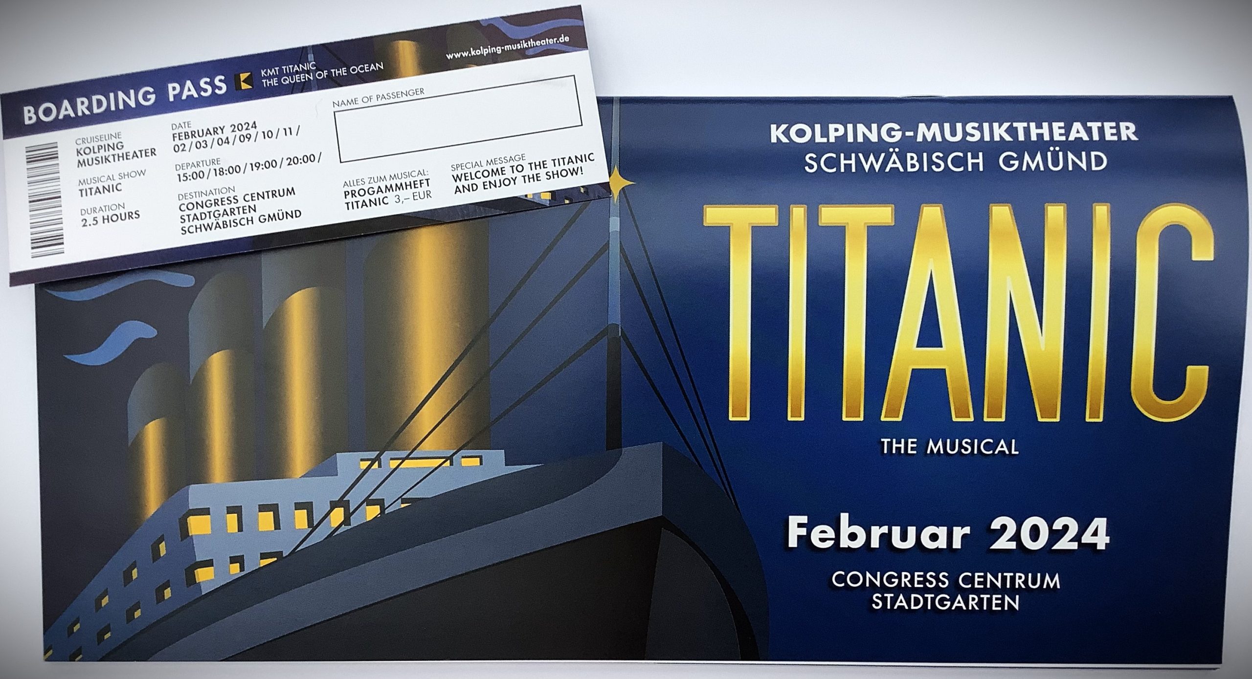 Read more about the article Musicalfahrt „Titanic“